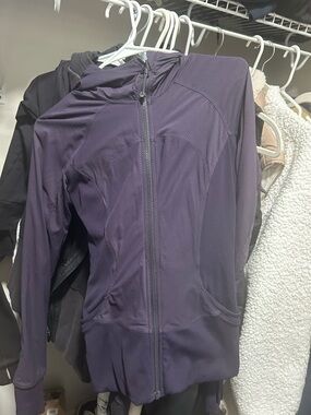 lululemon athletica Deep Plum Full-Zip Hooded Jacket